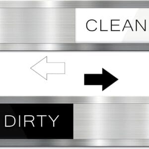 Home dishwasher magnet clean dirty